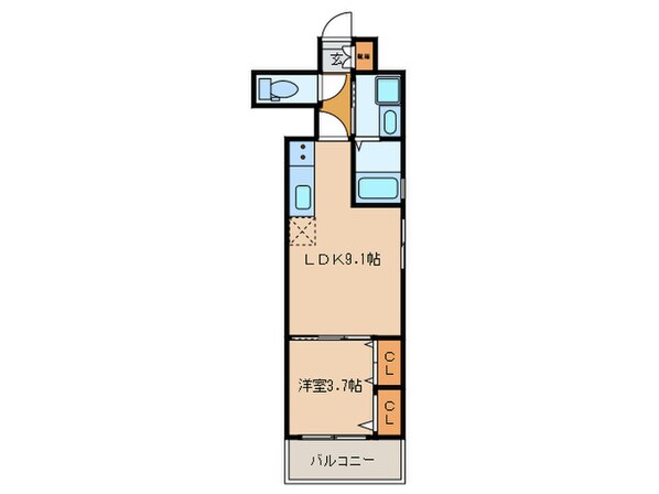 modern palazzo 姪浜 Northの物件間取画像